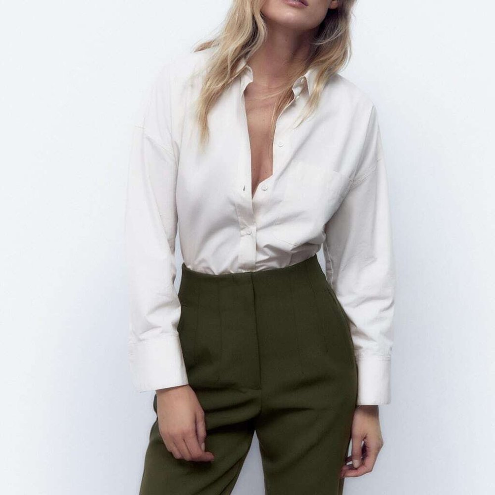 ZARA HIGH-WAISTED PANTS